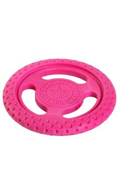 Hračka pes FRISBEE MINI plov. z TPR růžová Kiwi