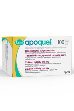 Apoquel Chewable 3,6mg 100tbl PRODEJ POUZE V ORDINACI