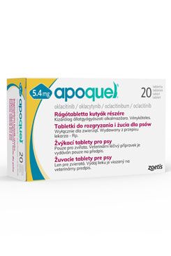 Apoquel Chewable 5,4mg 20tbl PRODEJ POUZE V ORDINACI