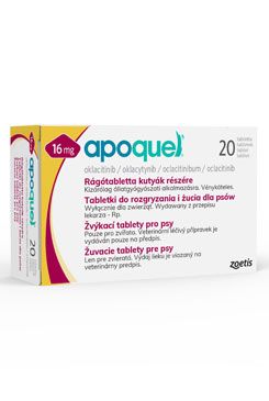 Apoquel Chewable 16mg 20tbl PRODEJ POUZE V ORDINACI