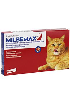 Milbemax 16/40mg pro kočky 2tbl PRODEJ POUZE V ORDINACI