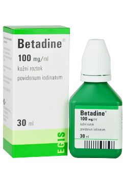 Betadine 100mg/ml drm sol 30ml (H) zelený