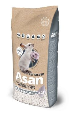 Podestýlka ASAN Pet Silver hlodavce a králíčky 42l