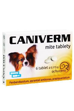 Caniverm mite 0,175g 6tbl