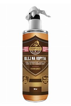Olej na kopyta - pro poškozené kopyto TOPVET 500ml