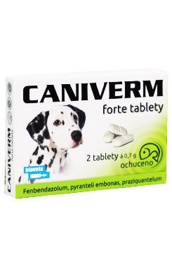 Caniverm forte 0,7g 2tbl