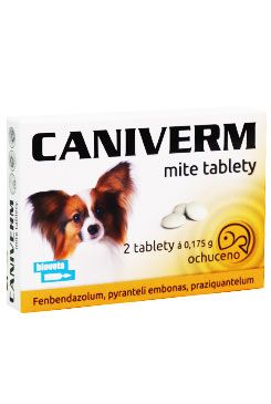 Caniverm mite 0,175g 2tbl