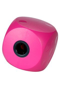 Hračka pes BUSTER Mini cube cherry 9cm, S