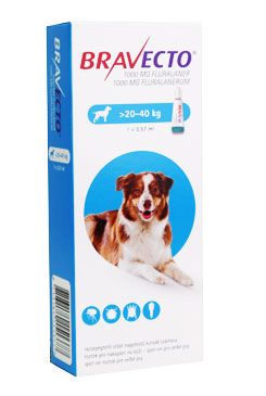 Bravecto Spot on Dog L 1000mg psi (>20-40 kg) PRODEJ POUZE V ORDINACI
