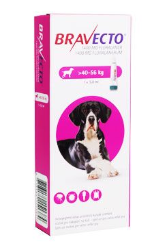 Bravecto Spot on Dog  XL 1400mg psi (>40-56 kg) PRODEJ POUZE V ORDINACI